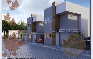 Imagem: A casa possui 3 Dormitórios, 2 Banheiros, 2 Vagas na garagem