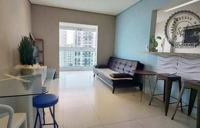 Imagem 2: Apartamento localizado em prédio frente mar na Aviação Praia Grande - SP