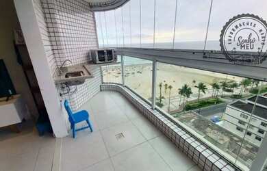 Imagem 4: Apartamento localizado em prédio frente mar na Aviação Praia Grande - SP