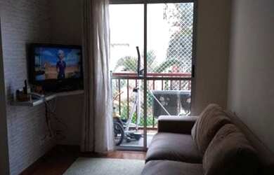 Imagem: O apartamento possui 2 Dormitórios, 1 Banheiro, 1 Vaga na garagem