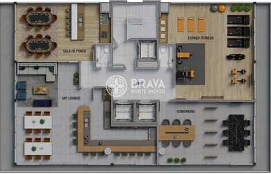 Imagem 6: BRAVA BREEZE. 76m² de Área, 2 Banheirose2 Dormitórios
