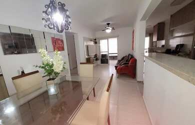 Imagem 5: Apartamento á venda semi novo todo mobiliado na Vila Tupi - Praia Grande - SP