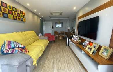 Imagem: O apartamento na cobertura possui 3 Dormitórios, 5 Banheiros