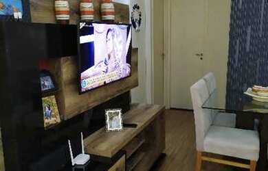 Imagem: O apartamento possui 2 Dormitórios, 1 Banheiro, 1 Vaga na garagem