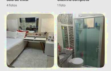 Imagem: O apartamento possui 2 Dormitórios, 1 Banheiro, 1 Vaga na garagem