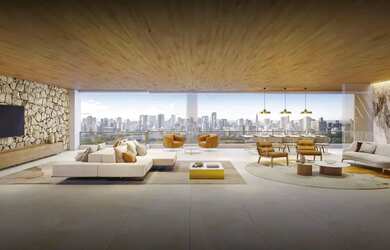 Imagem: O apartamento possui 4 Dormitórios, 5 Banheiros, 3 Vagas na