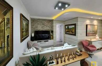 Imagem: O apartamento possui 3 Dormitórios, 3 Banheiros, 2 Vagas na