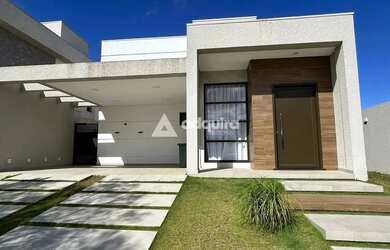 Imagem: A casa em condomínio possui 3 Dormitórios, 3 Banheiros, 150m²