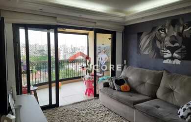 Imagem: O apartamento possui 4 Dormitórios, 5 Banheiros, 3 Vagas na