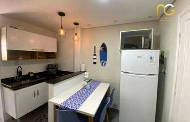 Imagem: A kitnet possui 1 Dormitório, 1 Banheiro, 1 Vaga na garagem