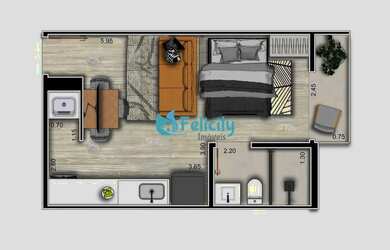 Imagem 7: Apartamento com 1 dorm, 29m2 na Vila Clarice