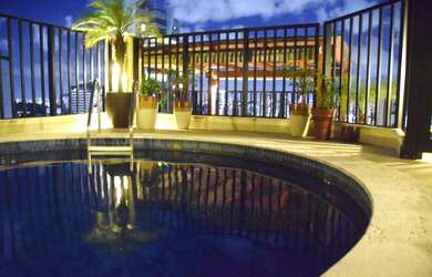 Imagem: O apartamento na cobertura possui 4 Dormitórios, 4 Banheiros