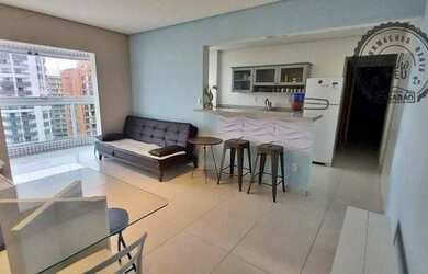Imagem 1: Apartamento localizado em prédio frente mar na Aviação Praia Grande - SP