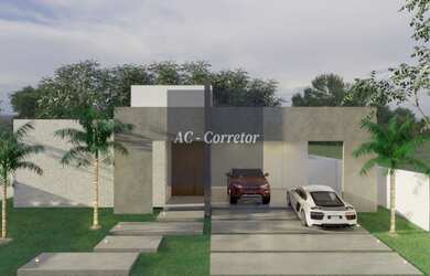 Imagem: A casa possui 3 Dormitórios, 4 Banheiros, 2 Vagas na garagem