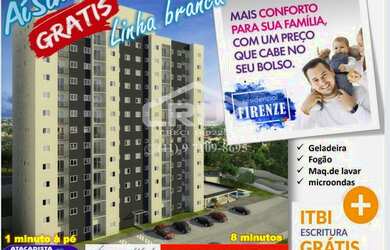 Imagem: O apartamento possui 2 Dormitórios, 1 Banheiro, 1 Vaga na garagem