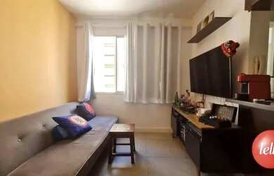 Imagem: O apartamento possui 1 Dormitório, 1 Banheiro, 1 Vaga na garagem