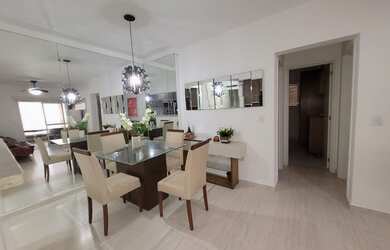 Imagem 4: Apartamento á venda semi novo todo mobiliado na Vila Tupi - Praia Grande - SP