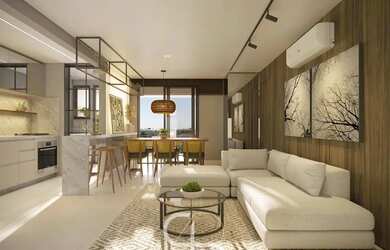 Imagem: O apartamento possui 2 Dormitórios, 2 Banheiros, 1 Vaga na