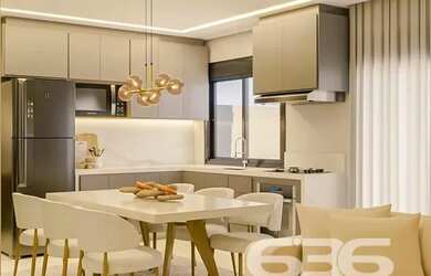 Imagem: A casa possui 3 Dormitórios, 3 Banheiros, 2 Vagas na garagem