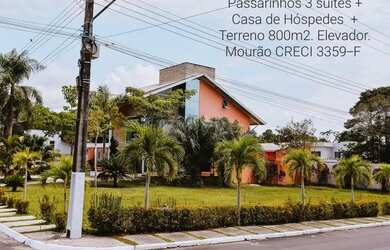 Imagem 1: Passarinhos confortável duplex 450m2, 3 suítes + casa de hóspedes + terreno de esquina