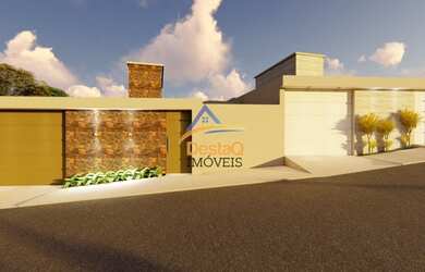 Imagem: A casa possui 3 Dormitórios, 2 Banheiros, 2 Vagas na garagem