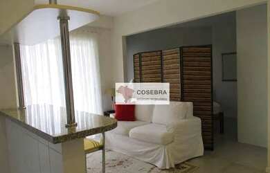 Imagem: O apartamento possui 1 Dormitório, 1 Banheiro, 2 Vagas na garagem