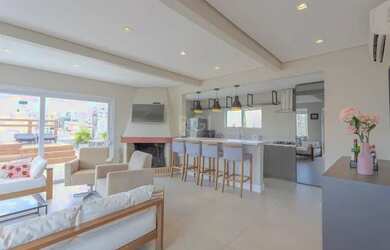 Imagem: O apartamento na cobertura possui 3 Dormitórios, 3 Banheiros