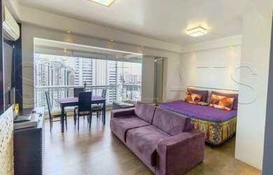 Imagem: O studio possui 1 Dormitório, 1 Banheiro, 1 Vaga na garagem