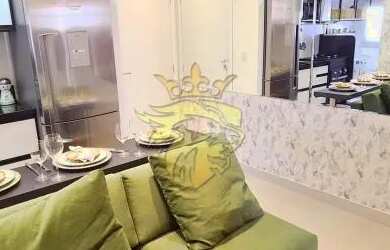 Imagem: O apartamento possui 2 Dormitórios, 1 Banheiro, 1 Vaga na garagem