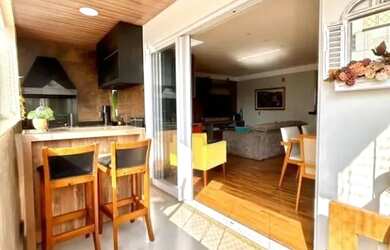 Imagem: O apartamento possui 3 Dormitórios, 3 Banheiros, 3 Vagas na