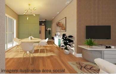 Imagem: O apartamento à venda possui 2 Dormitórios, 3 Banheiros, 1