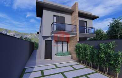 Imagem 1: Casa Sobrado. 144m² de Área, 2 Vagas na garageme3 Dormitórios