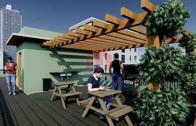 Imagem 3: Apartamento Padrão. 54m² de Área, 1 Vaga na garageme2 Dormitórios