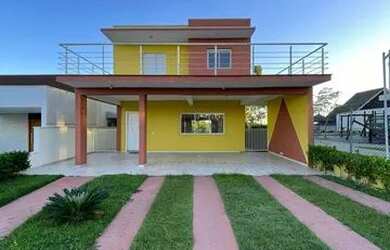 Imagem: A casa em condomínio possui 3 Dormitórios, 4 Banheiros, 4