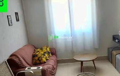 Imagem: O apartamento possui 1 Dormitório, 2 Banheiros, 1 Vaga na garagem