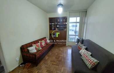 Imagem: O apartamento possui 1 Dormitório, 2 Banheiros, 1 Vaga na garagem