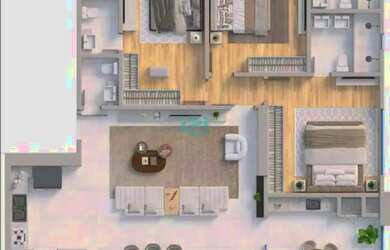 Imagem 3: The River três suítes andar alto vista livre perto Hard Rock Café