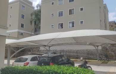 Imagem: O apartamento possui 2 Dormitórios, 1 Banheiro, 1 Vaga na garagem