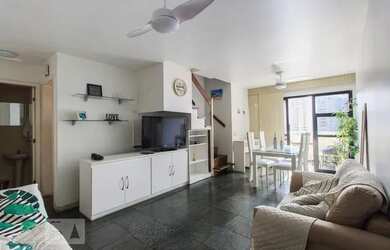 Imagem: O apartamento na cobertura possui 2 Dormitórios, 3 Banheiros