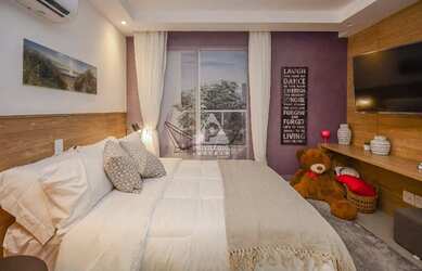 Imagem: O apartamento possui 1 Dormitório, 1 Banheiro, 37m² de Área