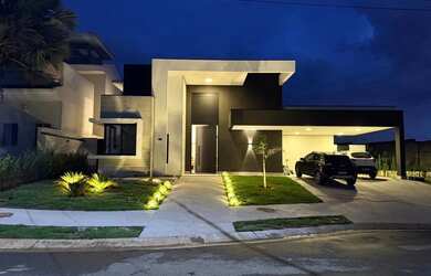 Imagem: A casa em condomínio possui 3 Dormitórios, 5 Banheiros, 4