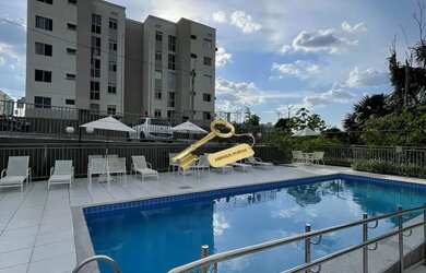 Imagem: O apartamento possui 2 Dormitórios, 1 Banheiro, 1 Vaga na garagem