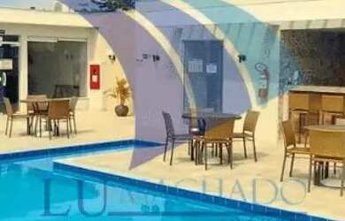 Imagem: O apartamento possui 1 Dormitório, 1 Banheiro, 1 Vaga na garagem