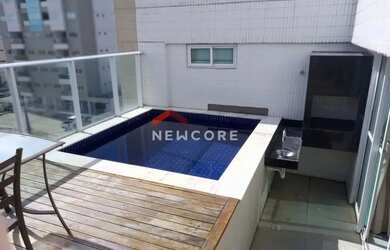 Imagem: O apartamento na cobertura possui 3 Dormitórios, 3 Banheiros