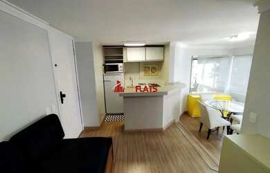 Imagem: O studio possui 1 Dormitório, 1 Banheiro, 1 Vaga na garagem