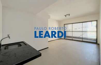 Imagem: O apartamento possui 1 Dormitório, 1 Banheiro e 38m² de Área