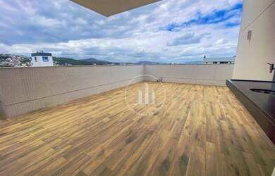 Imagem: O apartamento na cobertura possui 4 Dormitórios, 5 Banheiros