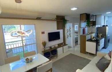 Imagem: O apartamento possui 2 Dormitórios, 1 Banheiro, 1 Vaga na garagem