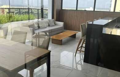 Imagem: O apartamento na cobertura possui 3 Dormitórios, 3 Banheiros