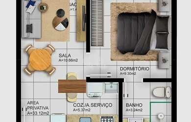 Imagem 5: Apartamento à venda no Residencial Grey